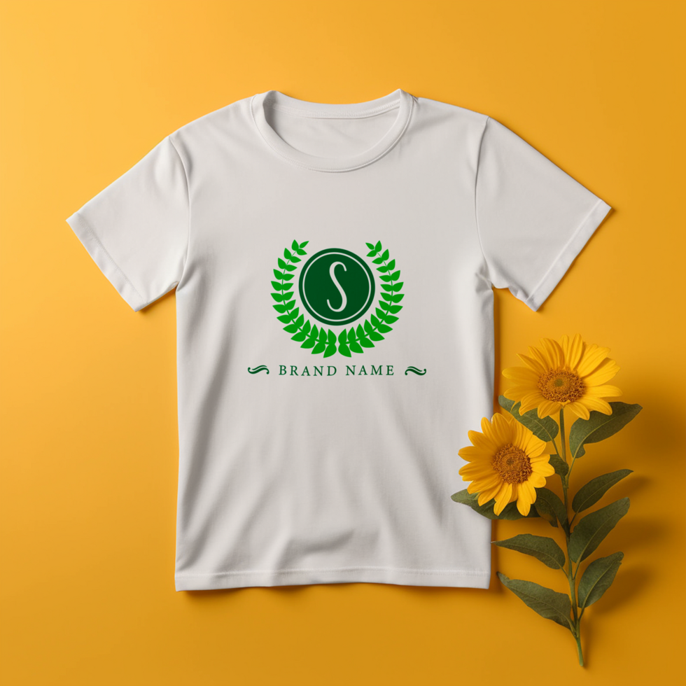 Editable tshirt mockup PSD template Ai generated