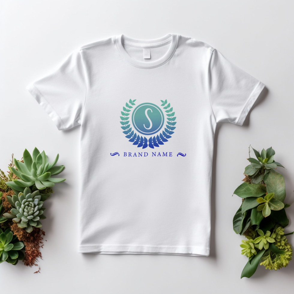 Editable tshirt mockup PSD template Ai generated