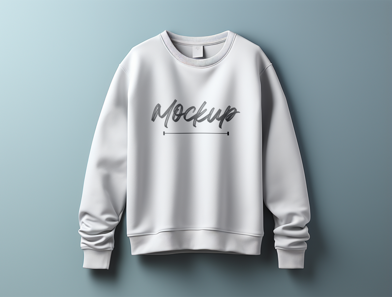 Editable Sweatshirt mockup design PSD template ai generated