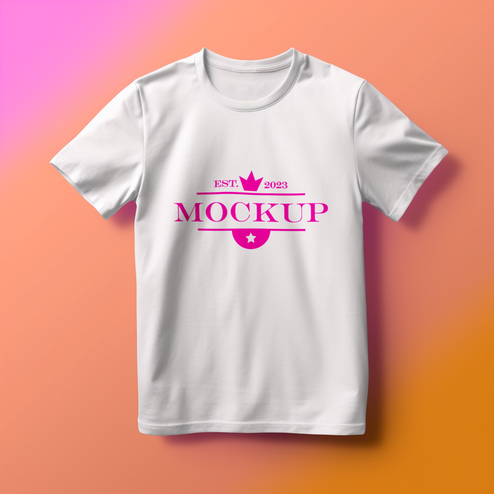 Editable tshirt mockup PSD template Ai generated