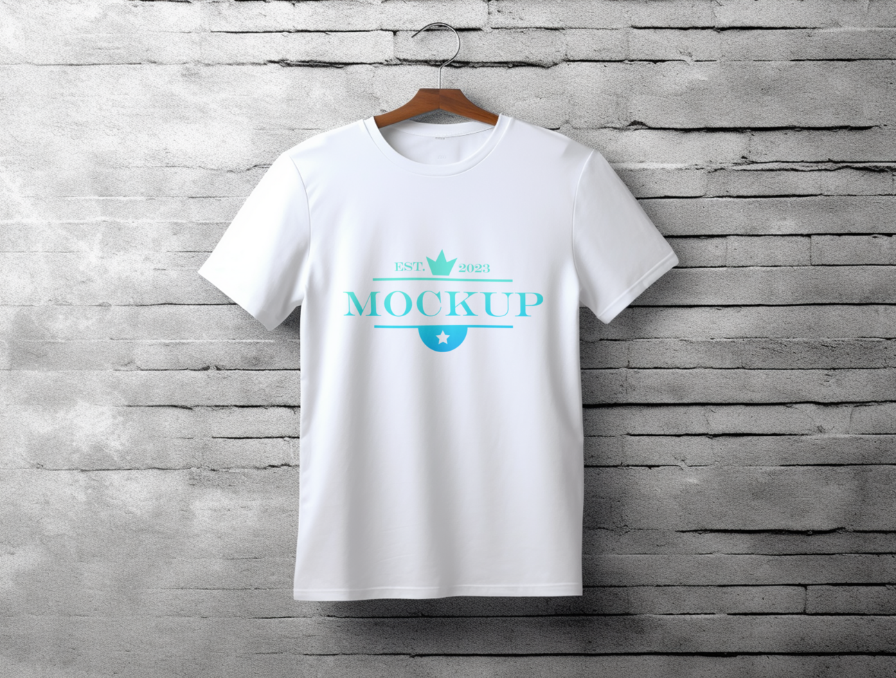 Editable tshirt mockup PSD template Ai generated