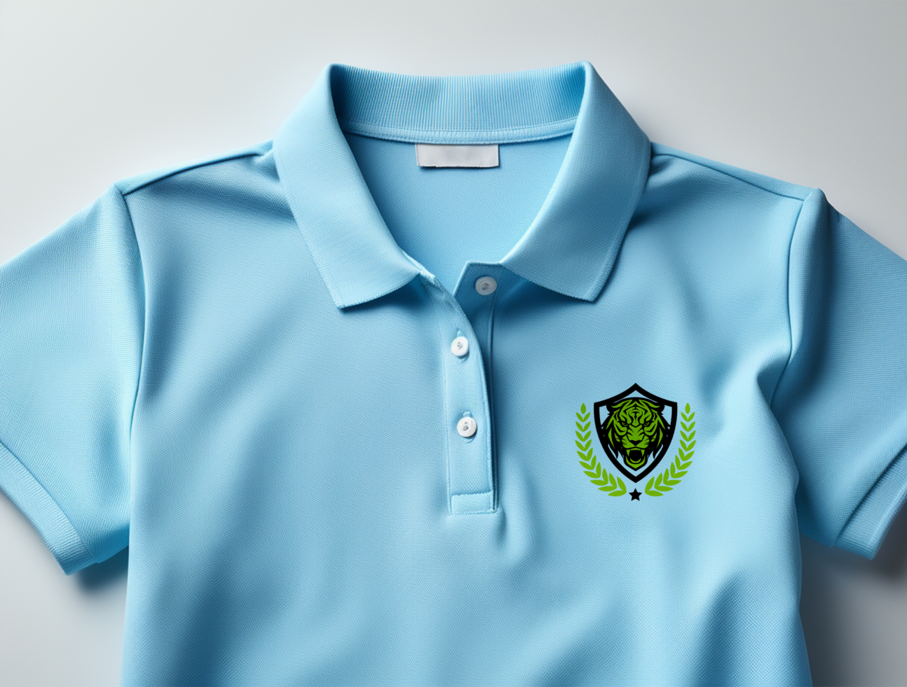 Editable polo t shirt mockup PSD template ai generated