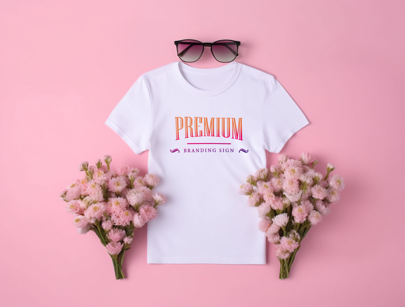 Editable tshirt mockup PSD template ai generated