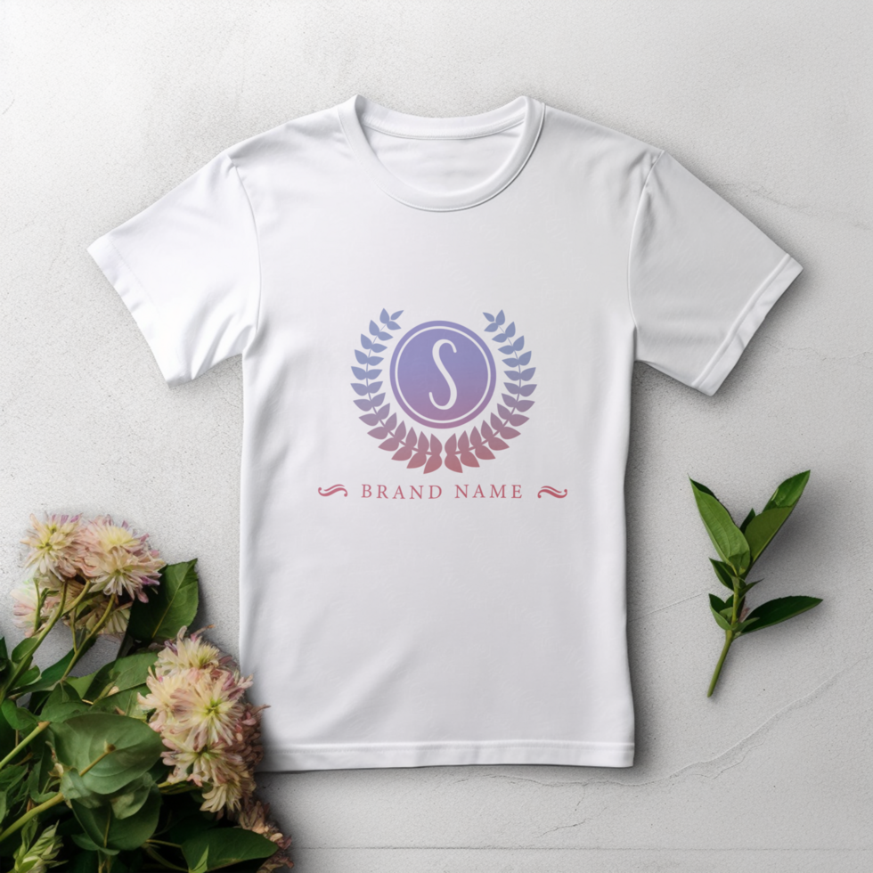Editable tshirt mockup PSD template ai generated