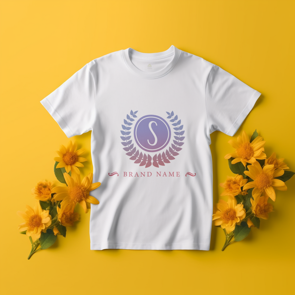 Editable tshirt mockup PSD template ai generated