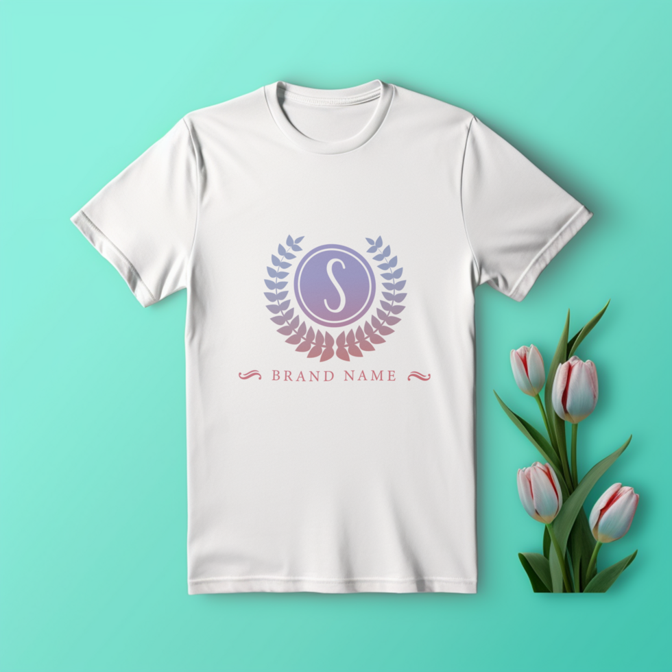 Editable tshirt mockup PSD template ai generated