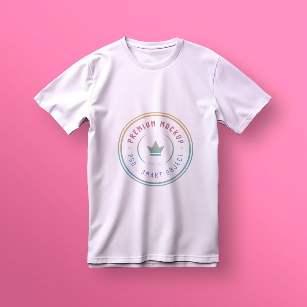Editable tshirt mockup PSD template ai generated