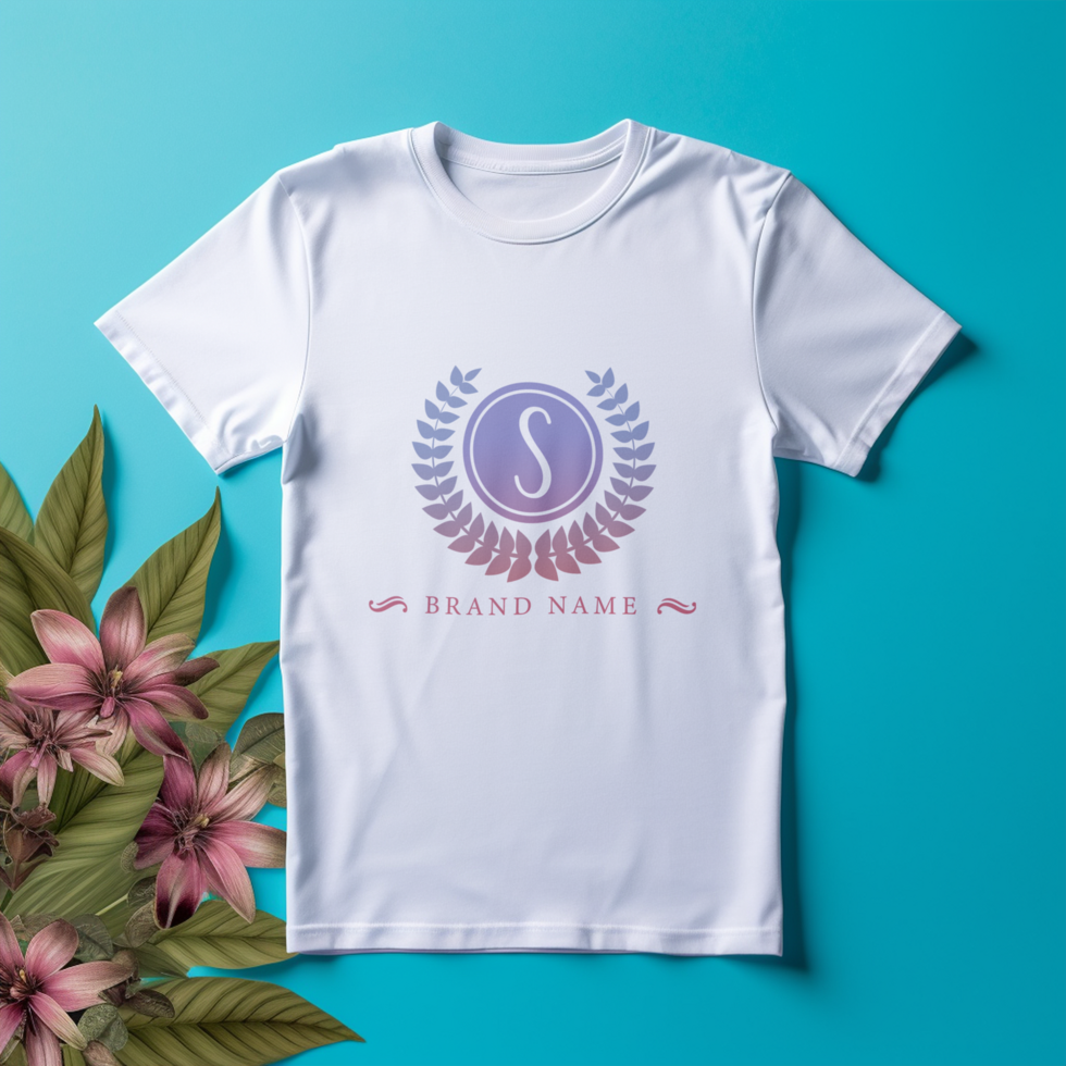 Editable tshirt mockup PSD template ai generated