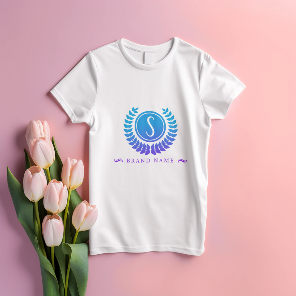 Editable tshirt mockup PSD template ai generated