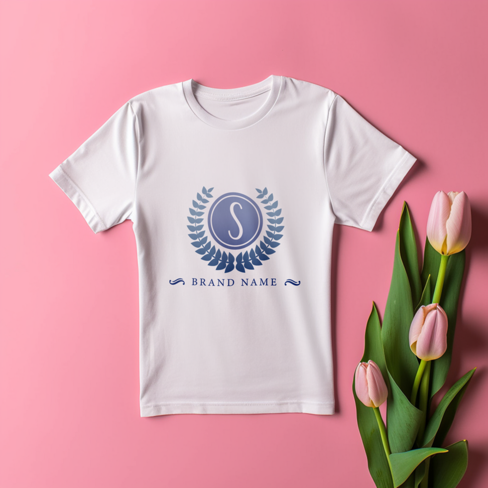 Editable tshirt mockup PSD template ai generated