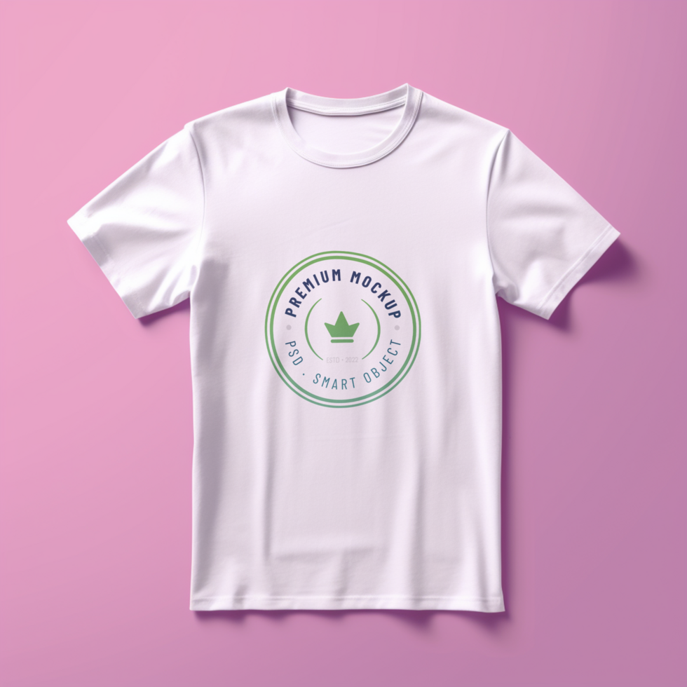 Editable tshirt mockup PSD template ai generated