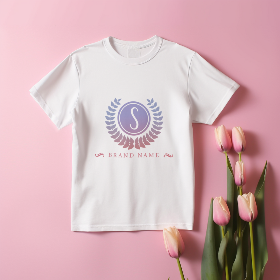 Editable tshirt mockup PSD template ai generated