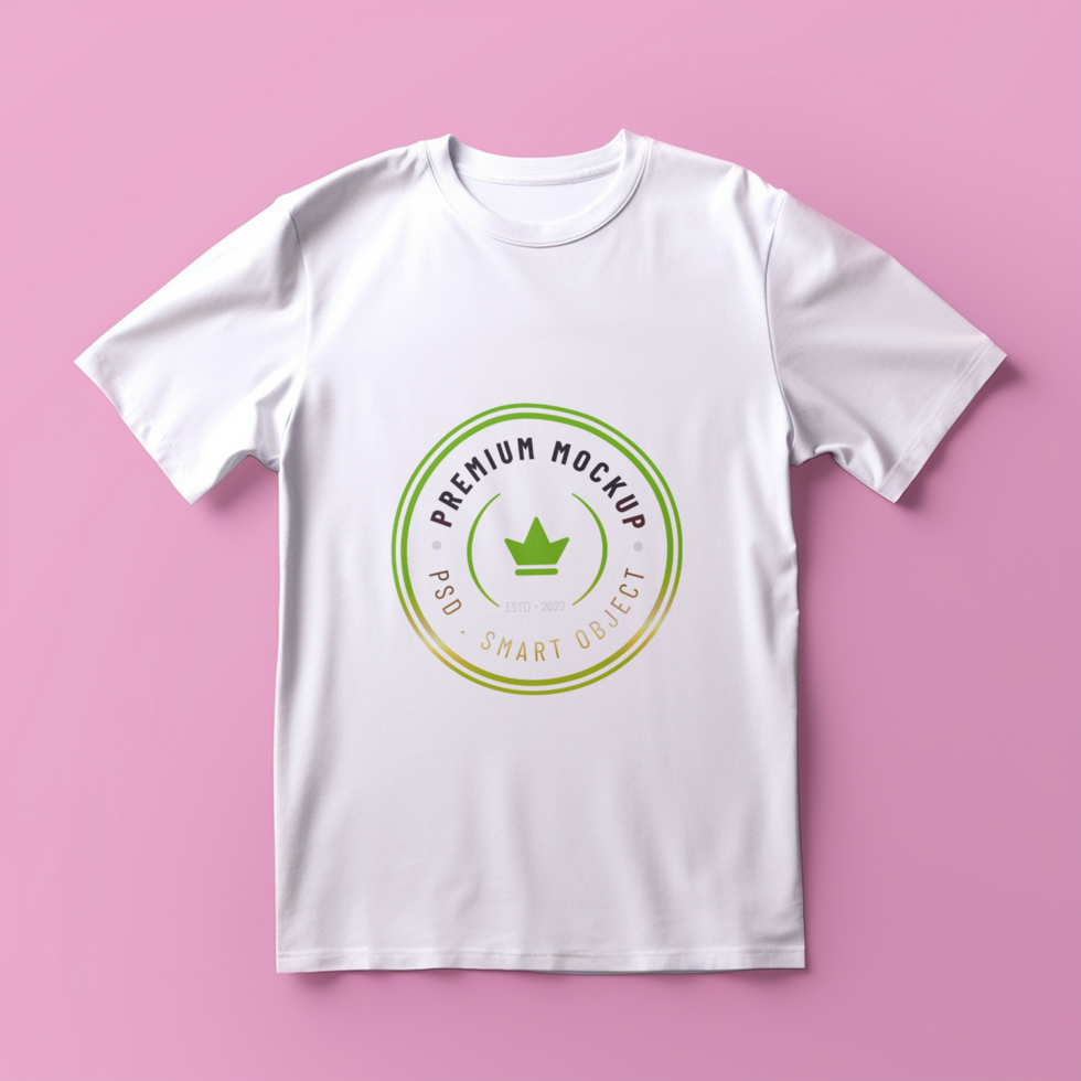 Editable tshirt mockup PSD template ai generated