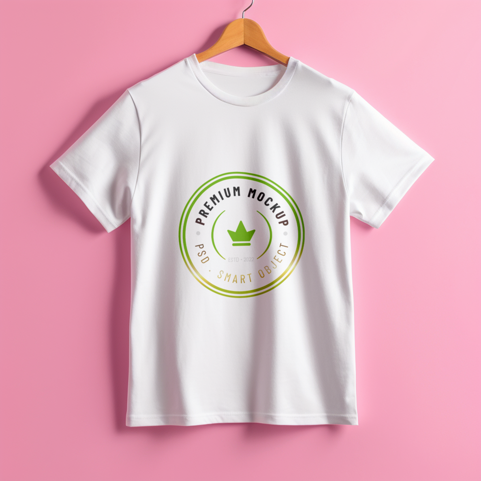 Editable tshirt mockup PSD template ai generated
