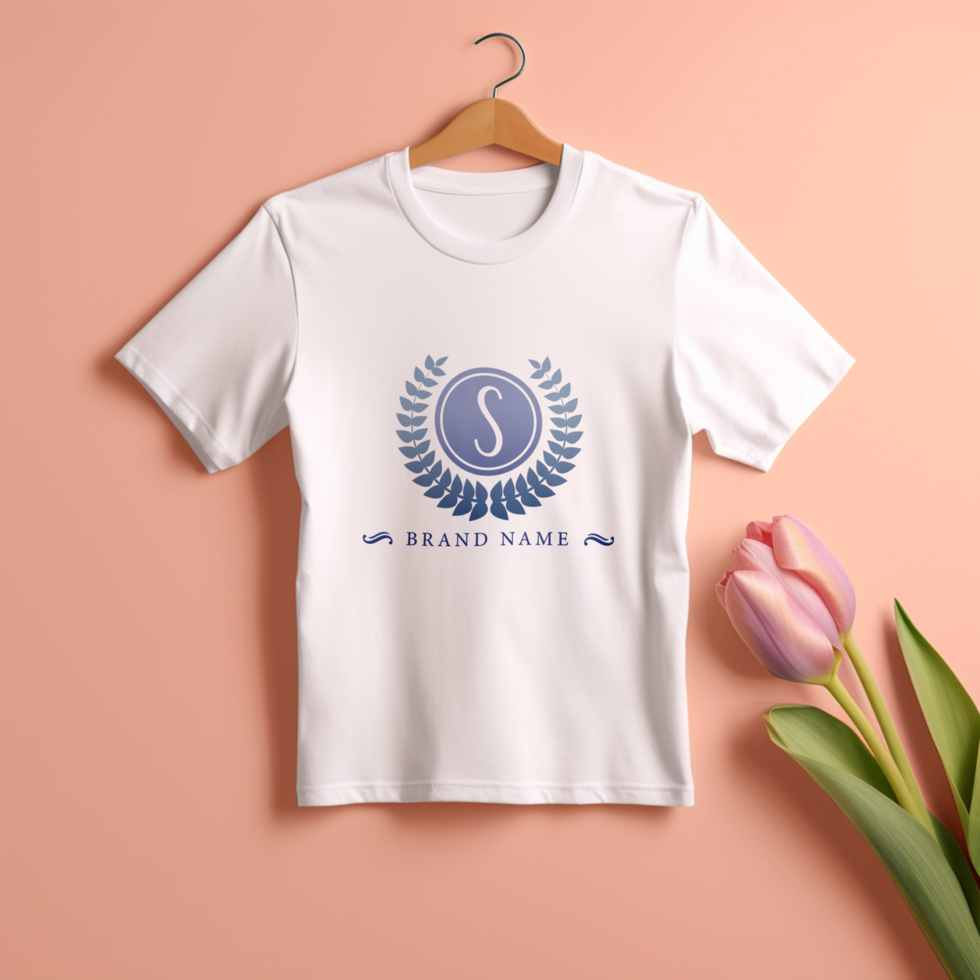 Editable tshirt mockup PSD template ai generated