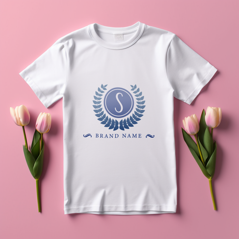 Editable tshirt mockup PSD template ai generated