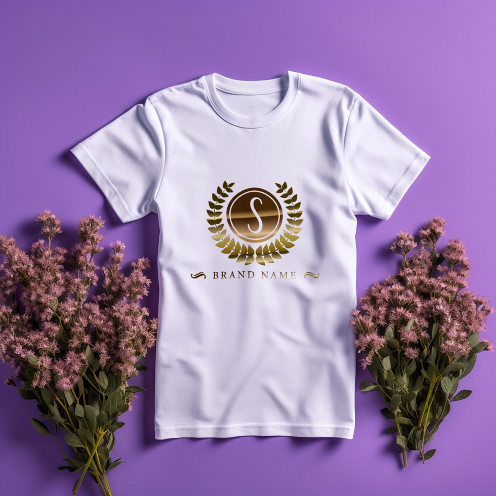 Editable tshirt mockup PSD template ai generated