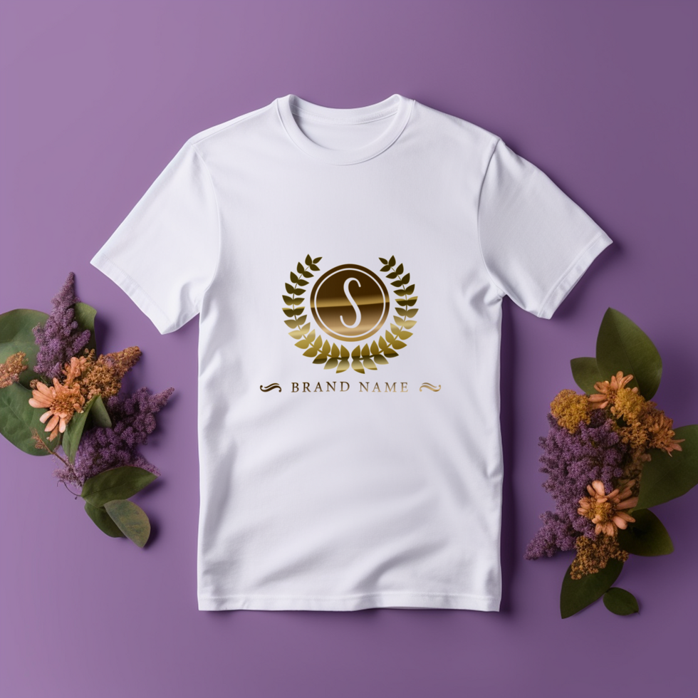Editable tshirt mockup PSD template ai generated