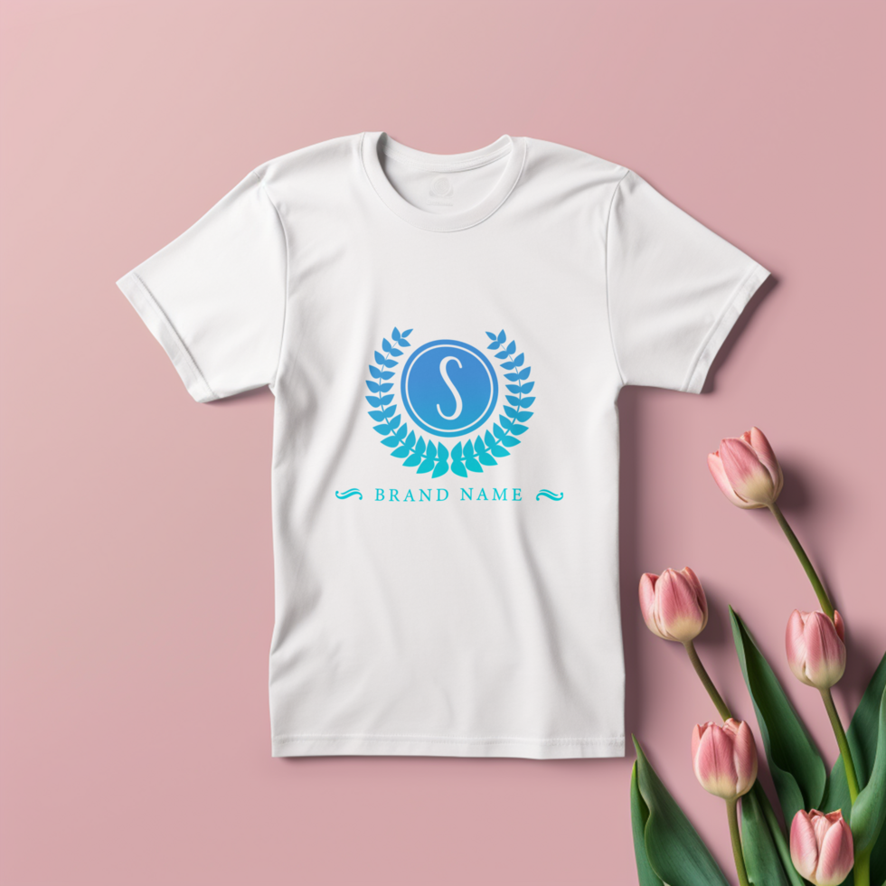 Editable tshirt mockup PSD template ai generated