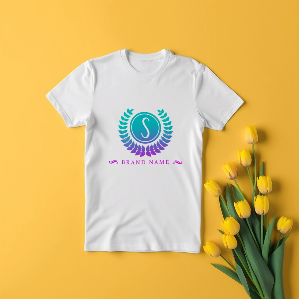 Editable tshirt mockup PSD template ai generated