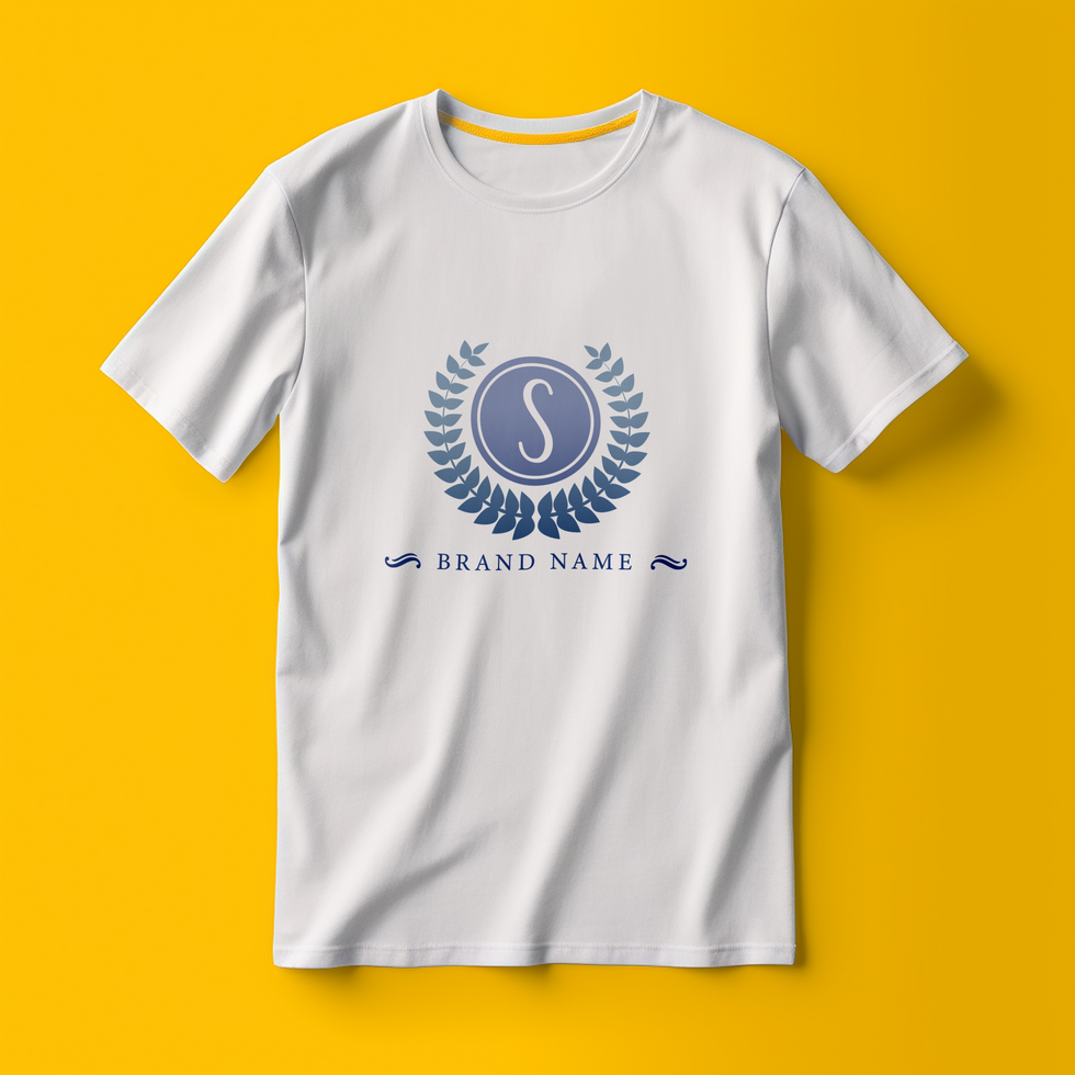 Editable tshirt mockup PSD template ai generated