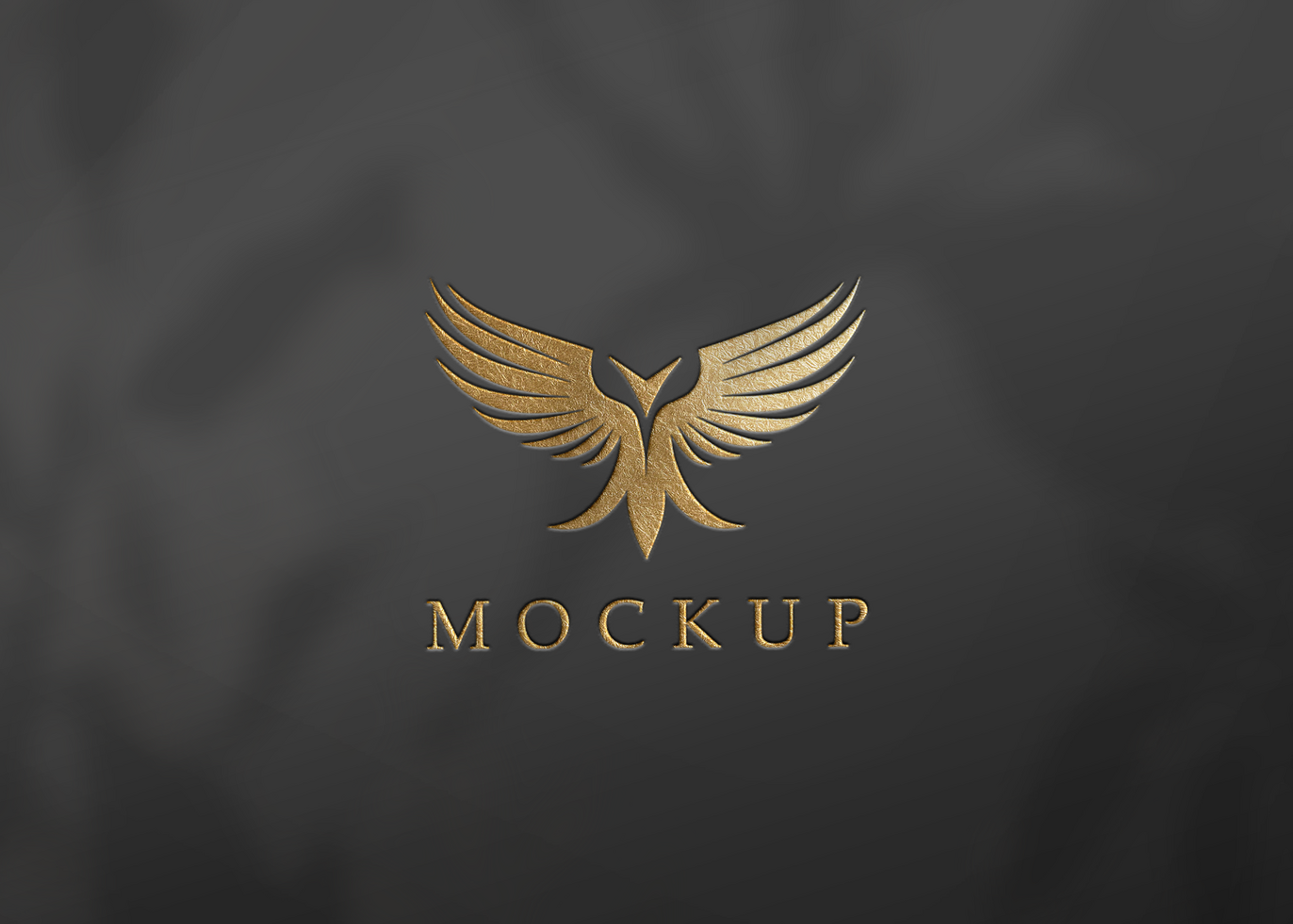 Editable logo mockup PSD template
