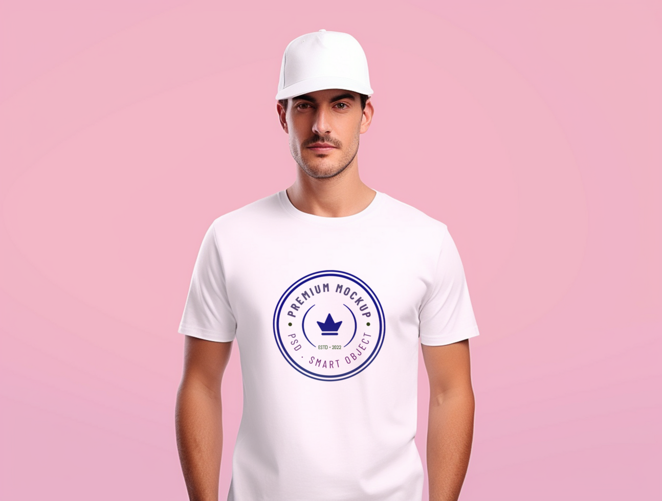 Editable tshirt mockup PSD template ai generated