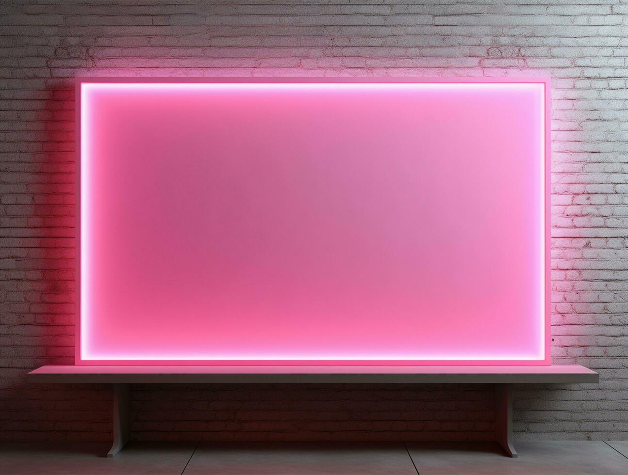 Empty lighting modern interior wall background front view Ai generated photo