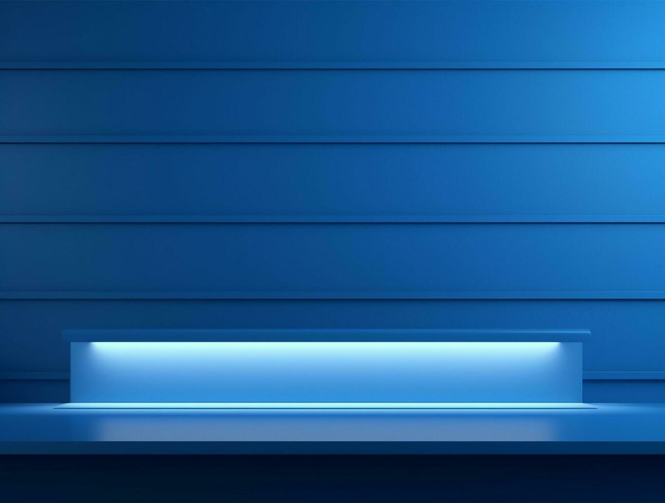 Clean simple 3d lighting base for logo mockup background Ai generated photo