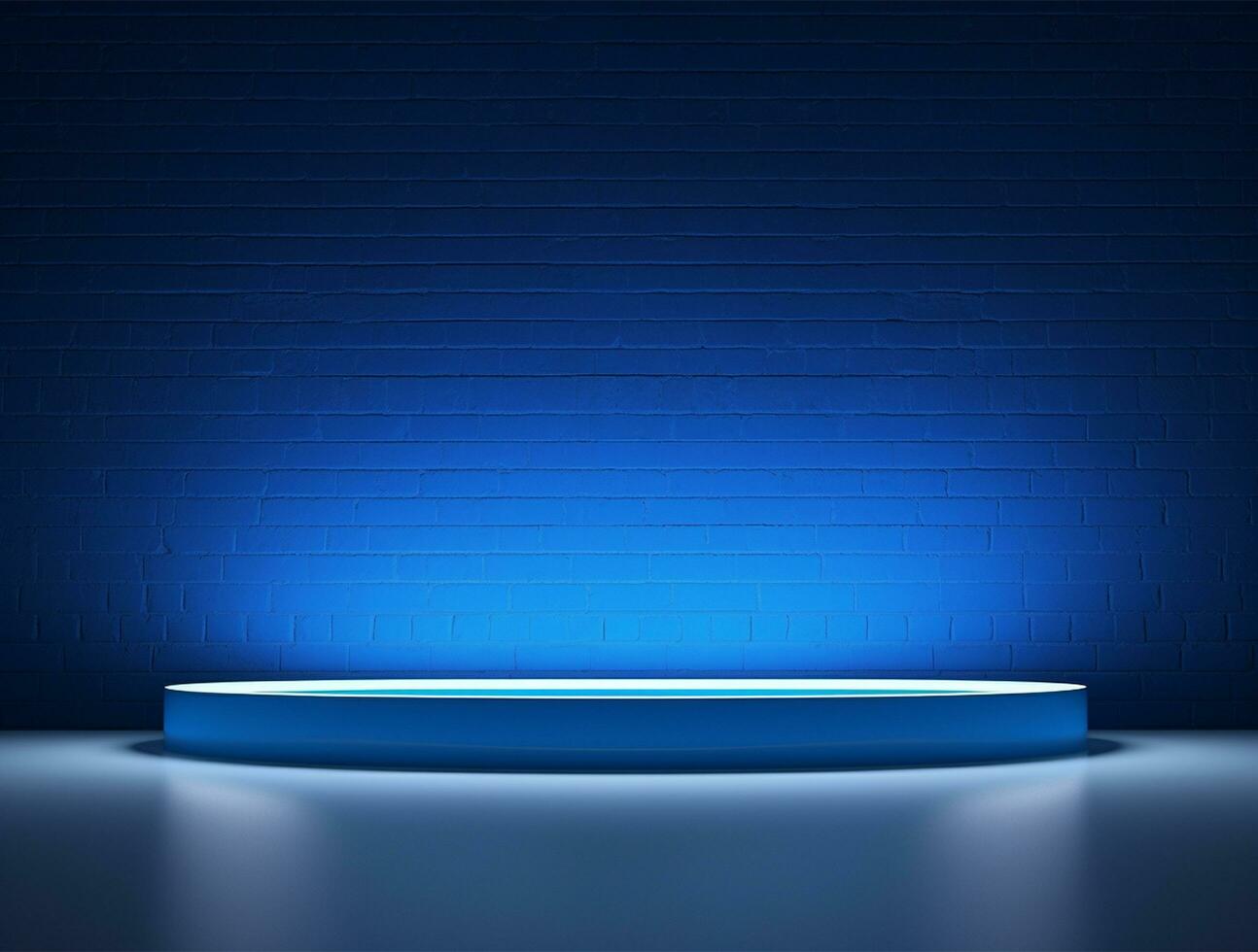 Empty modern interior wall background front view Ai generated photo