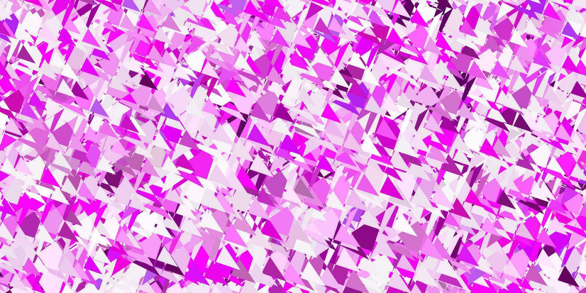 Light purple, pink vector background with polygonal forms.