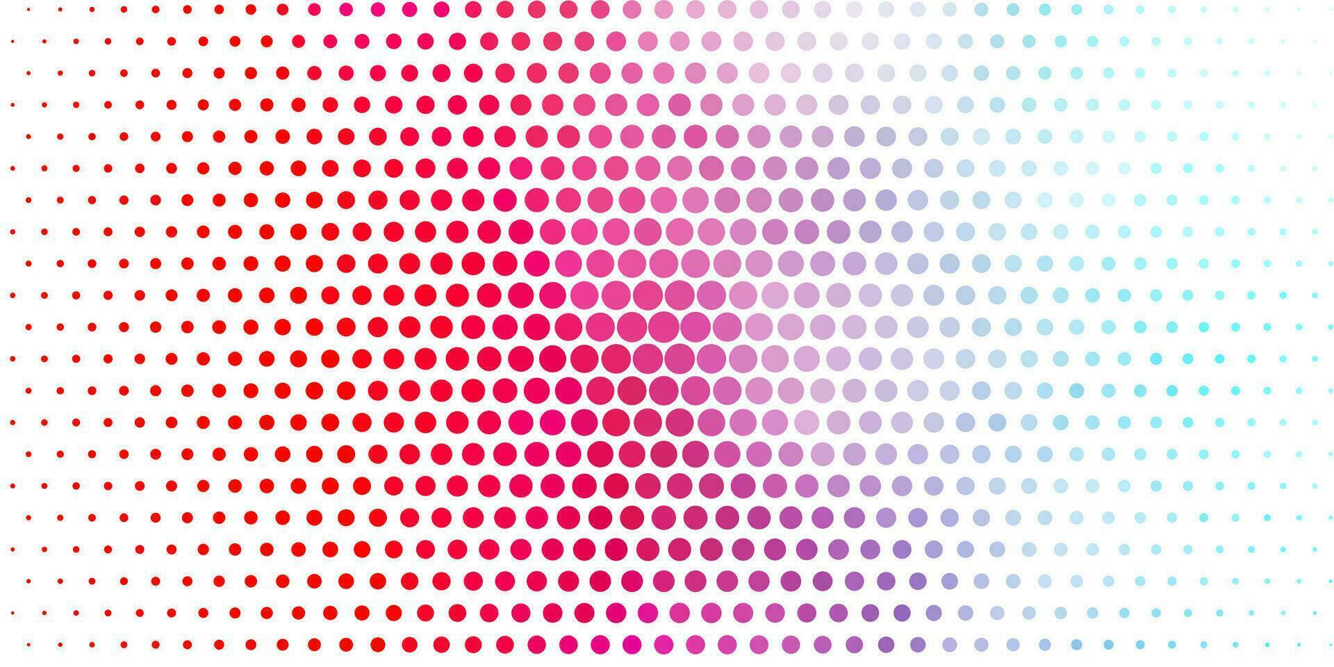 Light Blue, Red vector background with circles.