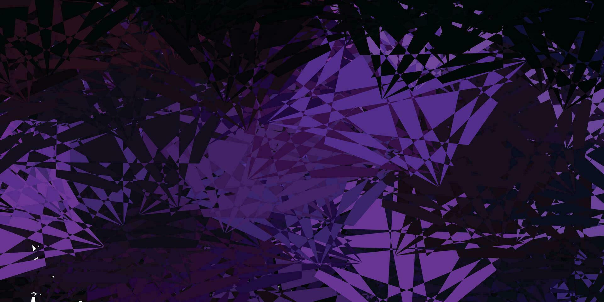 Dark Purple, Pink vector backdrop with chaotic shapes.