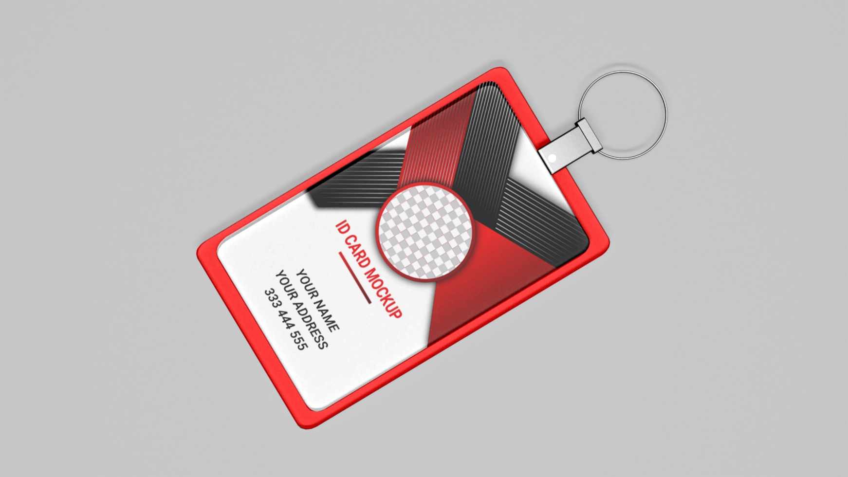 psd id card design mockup