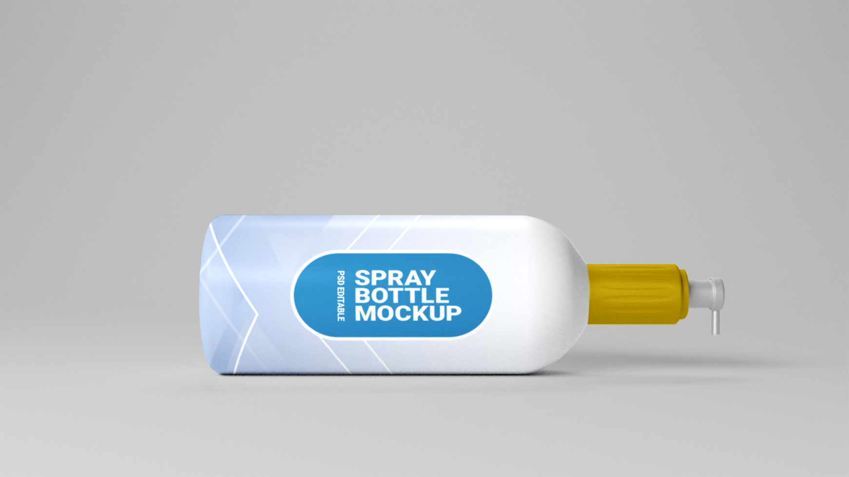 Spray bottle mockup free psd