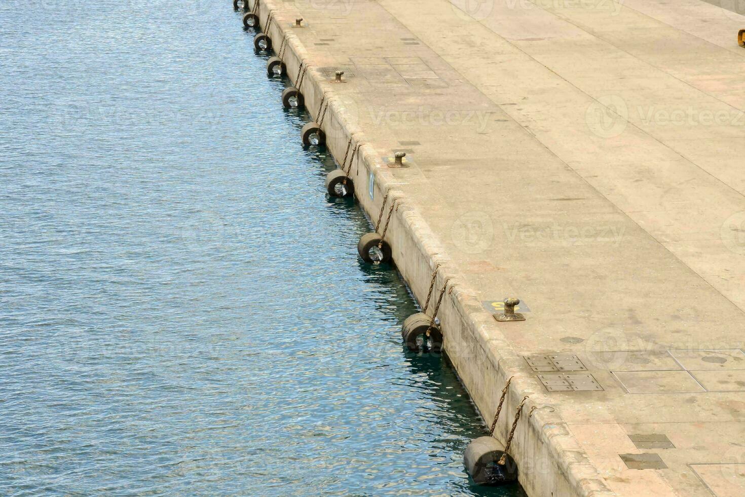 a long concrete pier photo