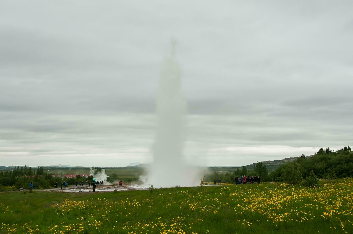 Geyser Stokkur, in Iceland photo