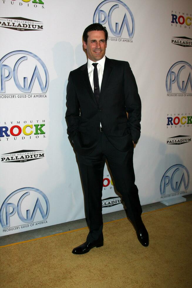Jon Hamm arriving at the Producers Guild Awards at the Palladium in Los Angeles CA on January 24 2009 2008 photo