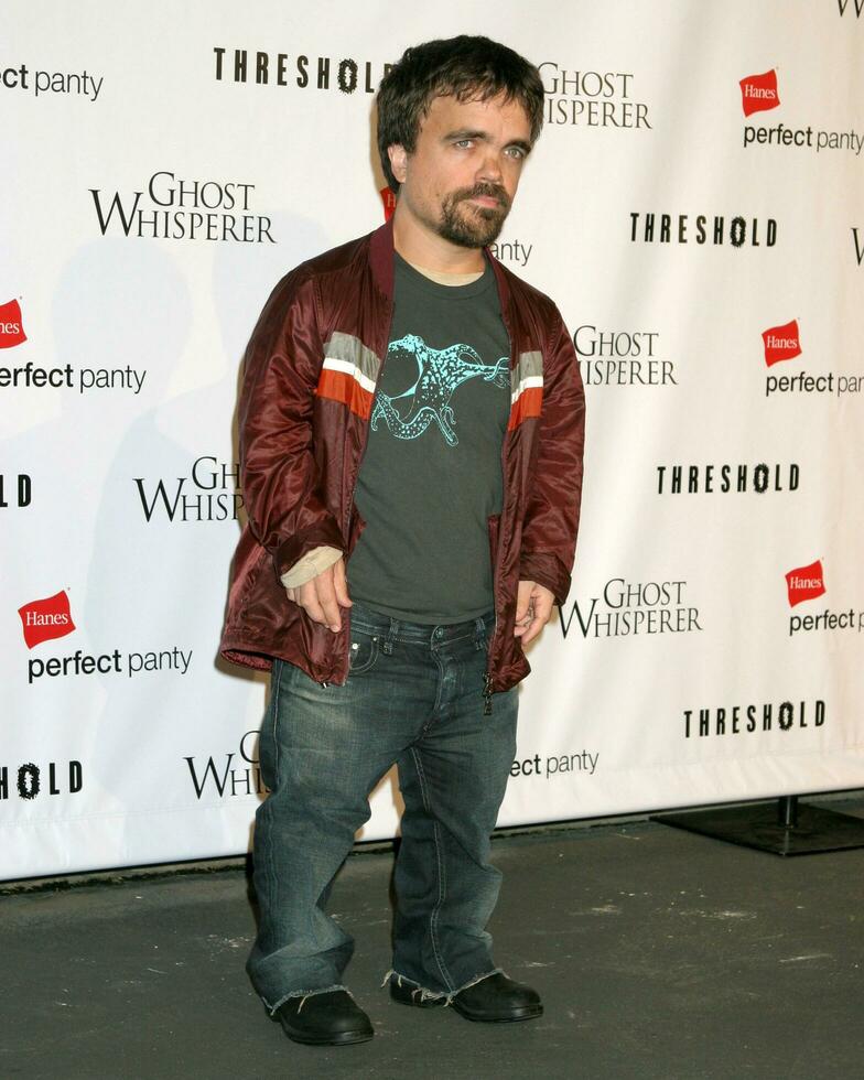 Peter Dinklage Hollywood Forever Cemetary Premiere Screening of Ghost Whisperer and Threshold Los Angeles CA September 9 2005 photo