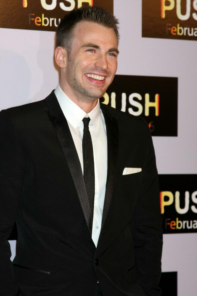 Chris Evans arriving at the premiere of Push at the Mann Village Theater in Westood CA on January 29 2009 2008 photo