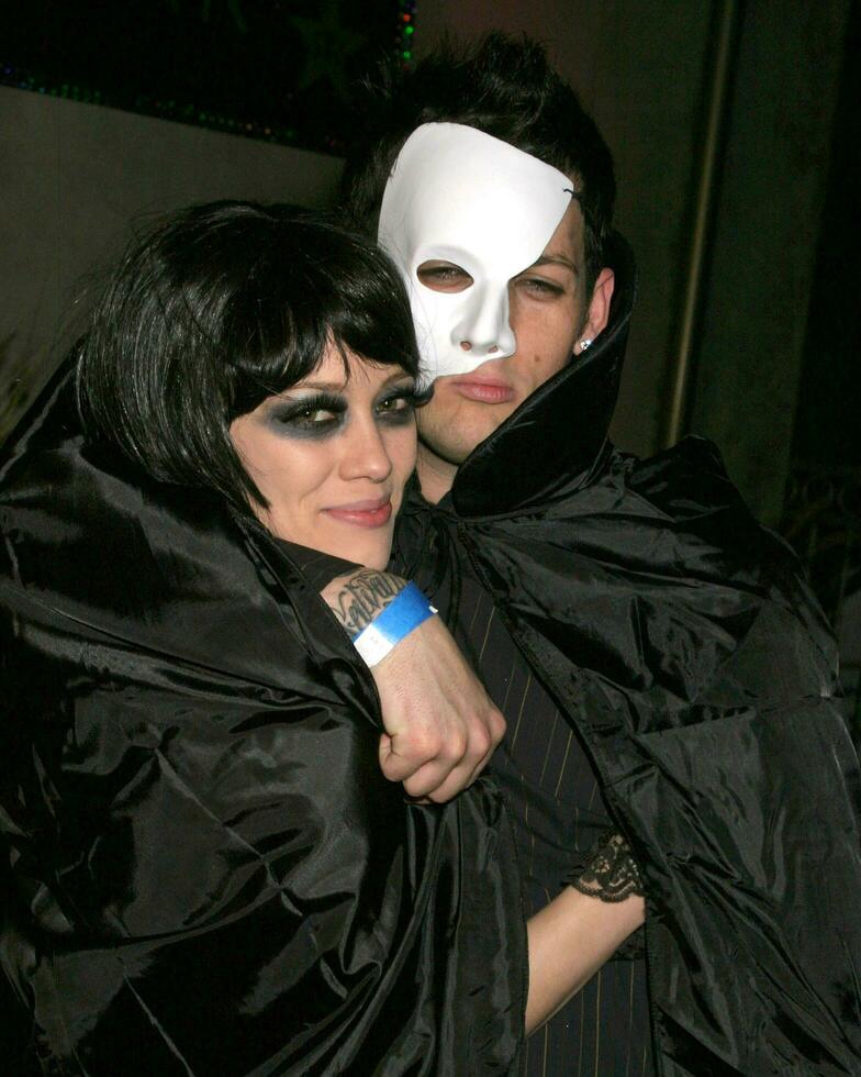 Hilary Duff Joel Madden Halloween Mansion Party Hosted by Haylie Duff Los Angeles CA October 31 2005 photo