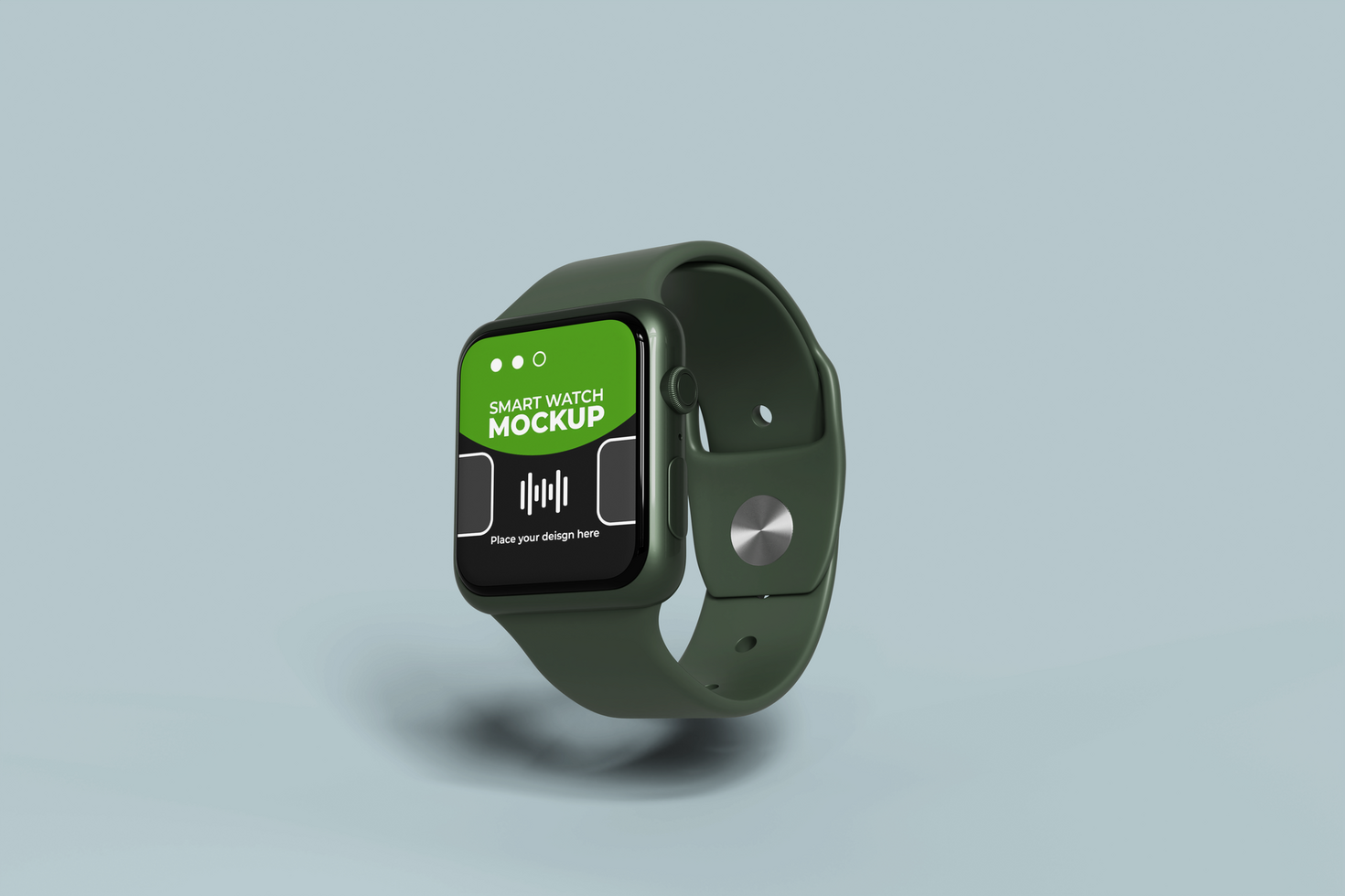 Smart Watch Display Screen Mockup Side view psd