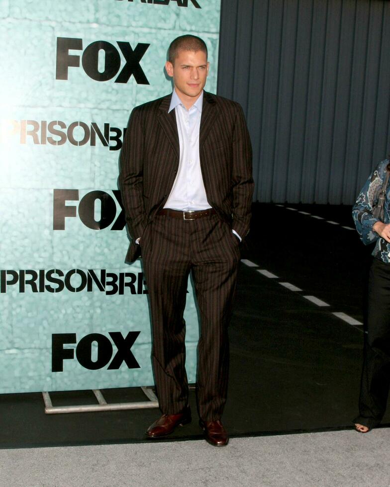 Wentworth Miller Michael Scofield Prison Break Series Premiere Party Santa Monica Airport Hanger 8 Santa Monica CA August 22 2005 photo