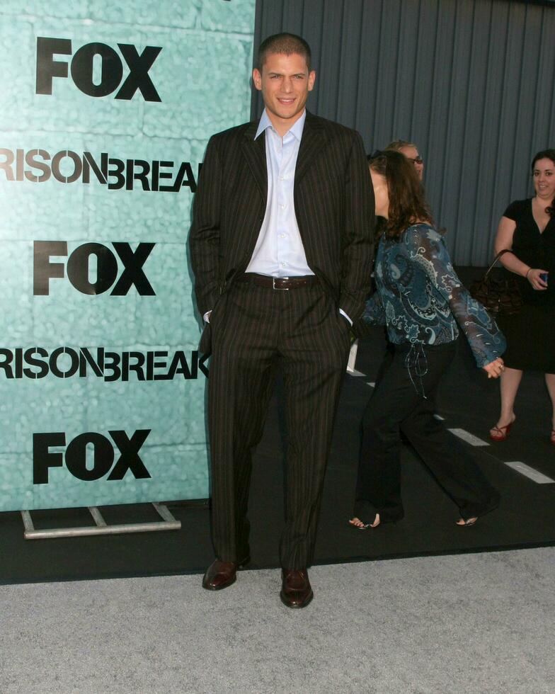 Wentworth Miller Michael Scofield Prison Break Series Premiere Party Santa Monica Airport Hanger 8 Santa Monica CA August 22 2005 photo
