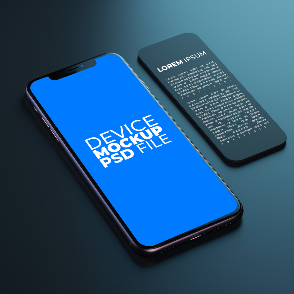 iphone xs max mockup AI Generative psd