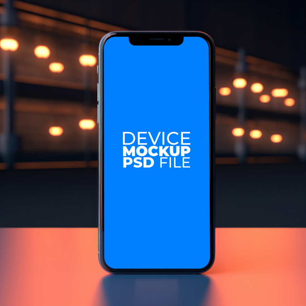 iphone xs max mockup AI Generative psd