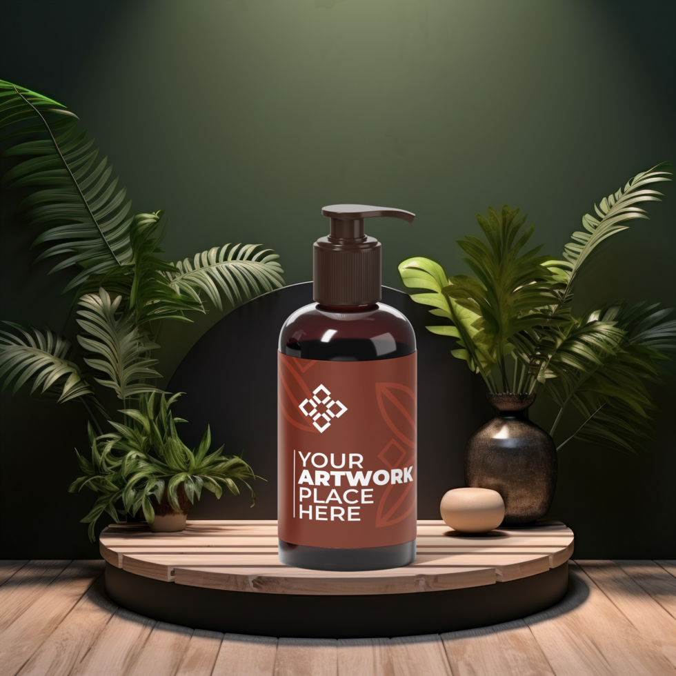 podium mockup on a stage AI Generative psd