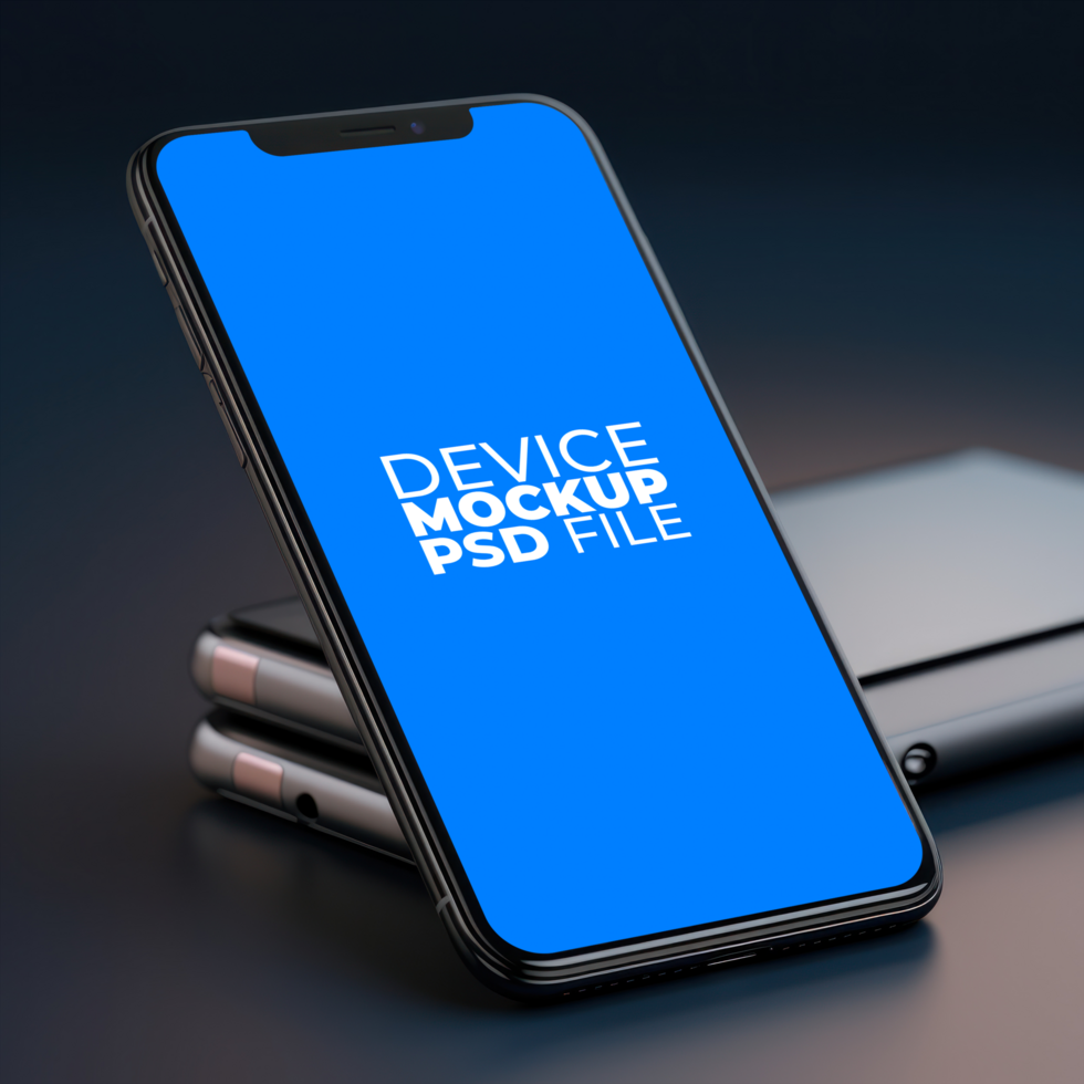 iphone xs max mockup AI Generative psd