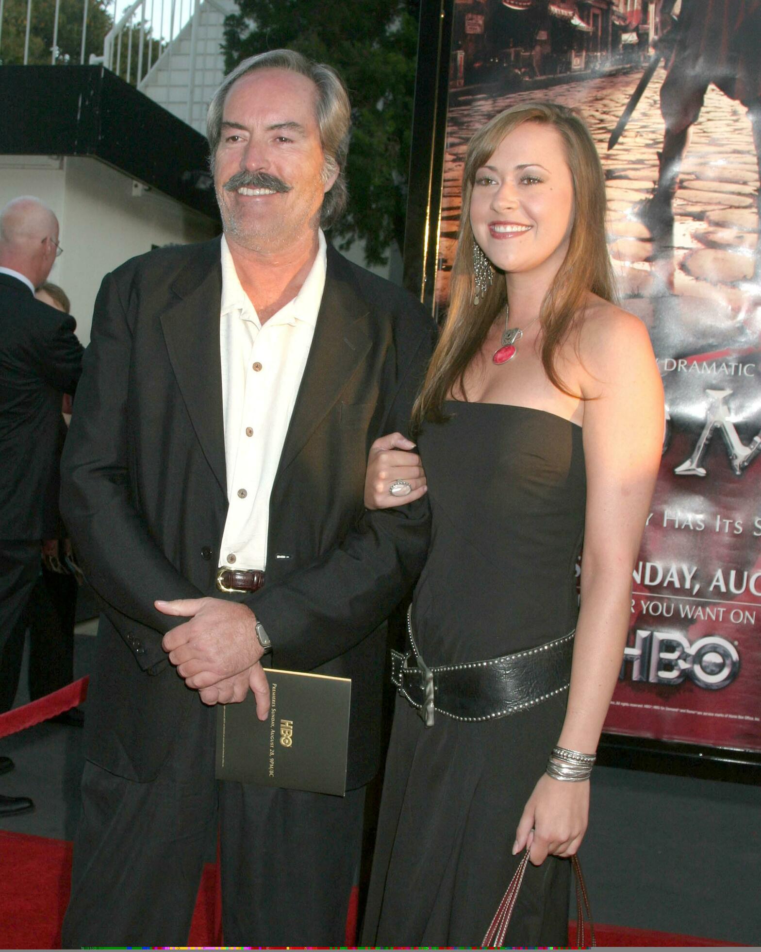 Powers Boothe and his daughter Parisse Boothe Premiere of HBOs Drama