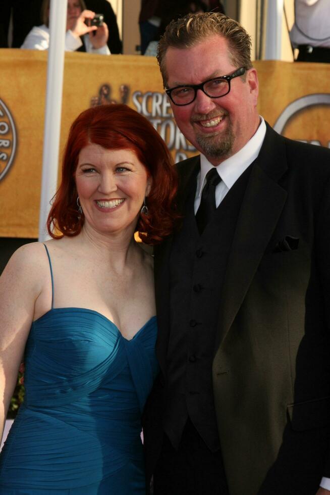 Kate Flannery arriving at the Screen Actors Guild Awards at the Shrine Auditorium in Los Angeles CA on January 25 2009 2008 photo